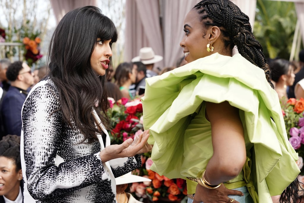 Jameela Jamil and Kelly Rowland at the 2020 Roc Nation Brunch in LA