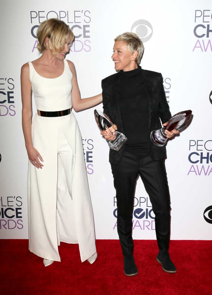 Ellen DeGeneres Portia de Rossi People's Choice Awards 2016