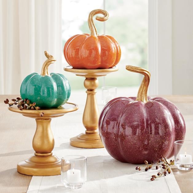Lacquer Pumpkins Best 2020 Halloween Decor at Grandin Road POPSUGAR