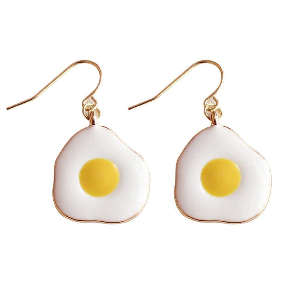 18K Gold Plated Lovely Fried Egg Charm