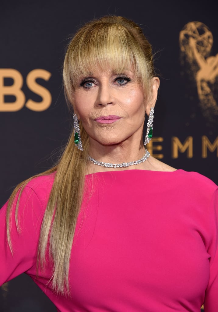 Jane Fonda's Hair at the 2017 Emmy Awards