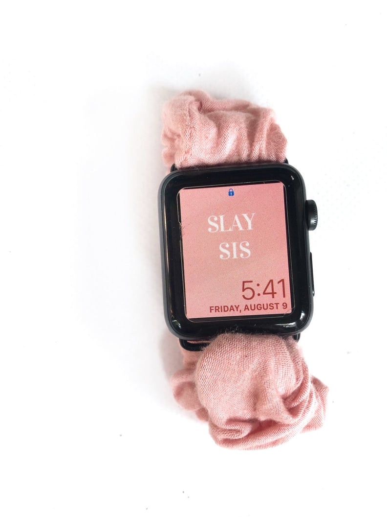 Baby Pink Scrunchie Watch Band