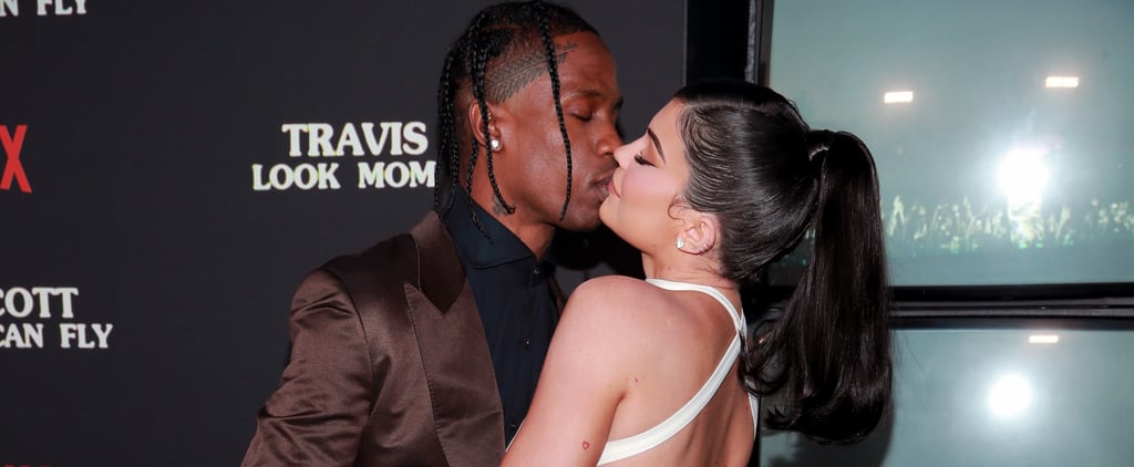 Kylie Jenner White Dress With Travis Scott