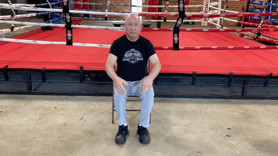Plyometric Round, Exercise 1: Seated Hand Pull