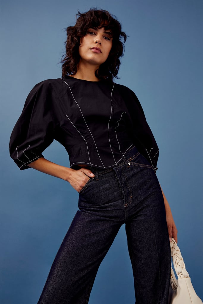 Stitch Drama Sleeve Blouse | Best Gifts From Topshop | POPSUGAR Fashion ...