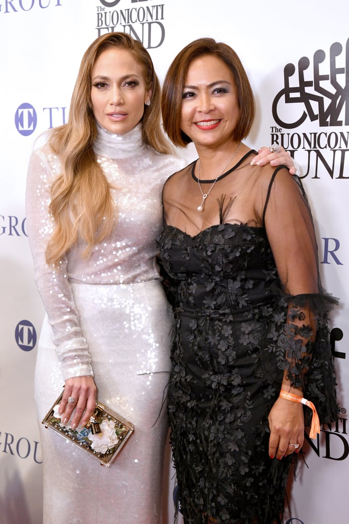 Jennifer Lopez's White Sequin Outfit by Sally LaPointe 2018 Jennifer Lopez's White Sequin Outfit by Sally LaPointe 2018