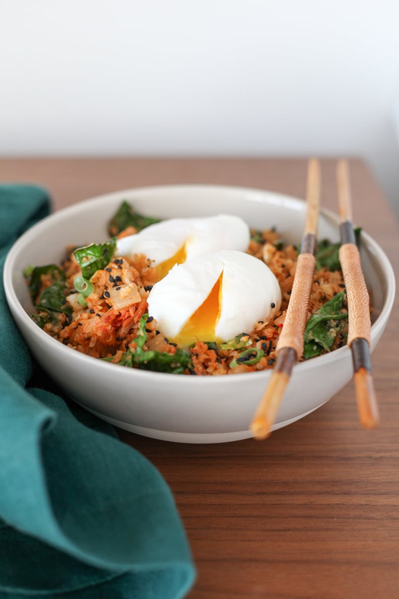 Cauliflower Fried Rice With Kale and Kimchi