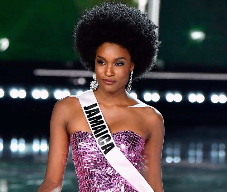 Miss Jamaica Davina Bennett Afro Miss Universe 2017 Popsugar Beauty Middle East