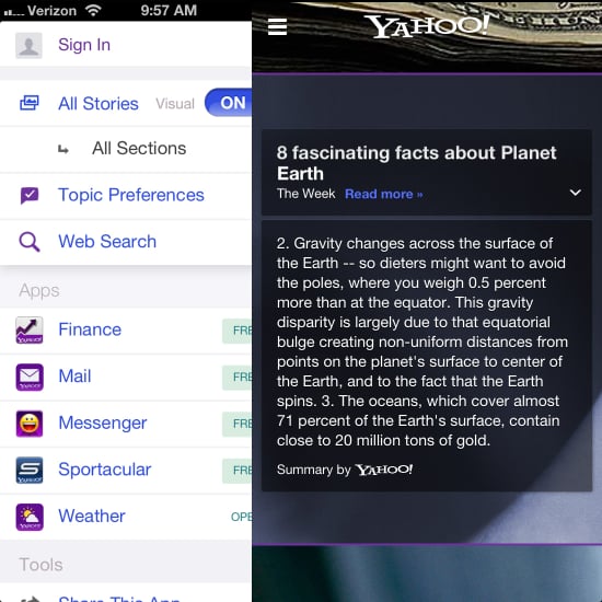 where is my yahoo notepad mobile