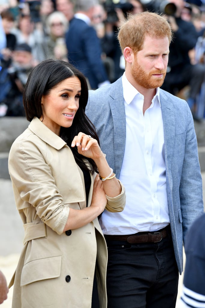 Meghan Markle Black Club Monaco Dress on the Beach 2018