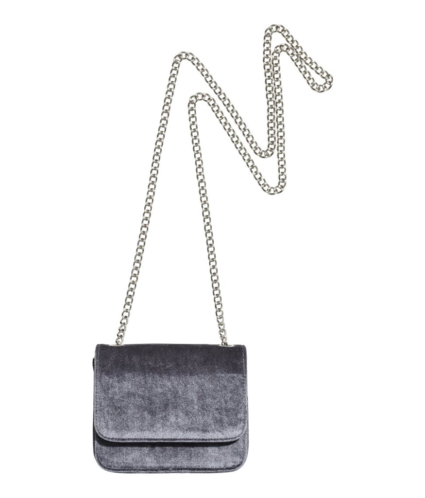 H&M Velvet Shoulder Bag