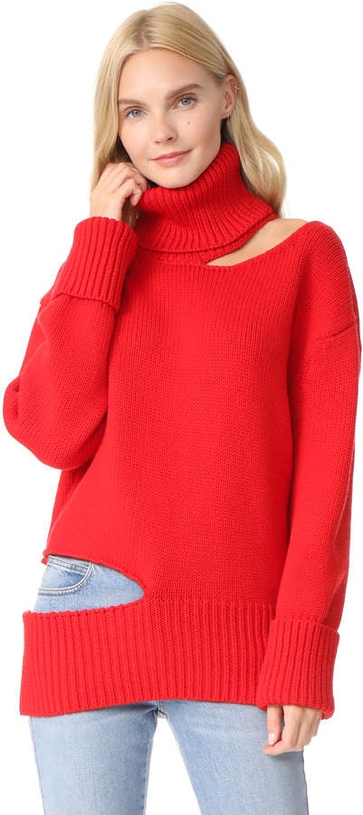 Monse Cutout Turtleneck Sweater