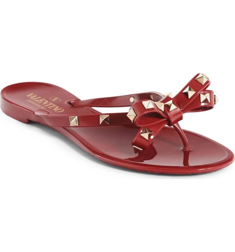 Valentino Rockstud Flip Flop