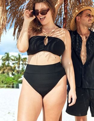 Aerie Jacquard Cheeky Bikini Bottoms
