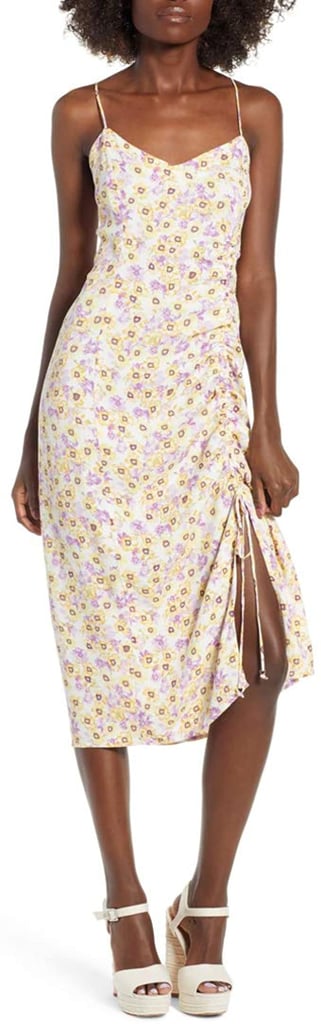 AFRM Favour Ruched Midi Dress