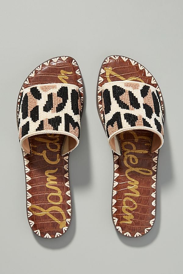 Sam Edelman Beaded Slide Sandals Don t Miss a Step This Summer