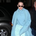 Doesn't Gigi Hadid Look Like the Ultimate Ice Princess in This Baby Blue Outfit?