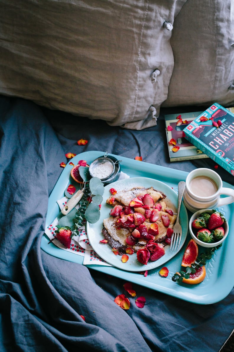 Have your little one help make them breakfast in bed.