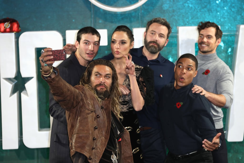 Justice League Cast Out in London November 2017