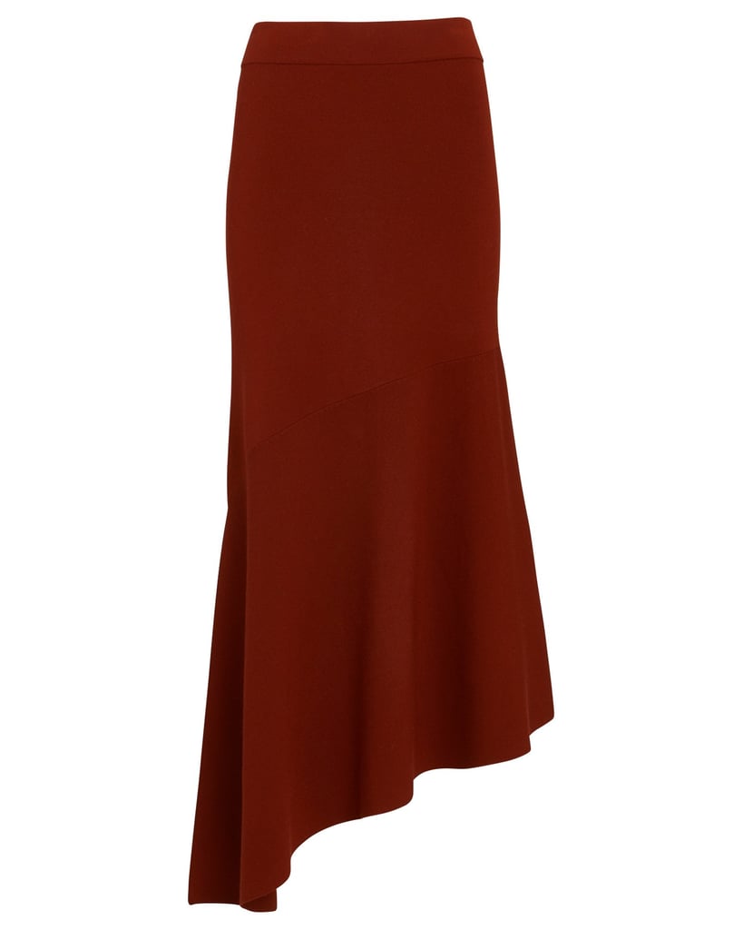 Jasper Asymmetrical Knit Midi Skirt