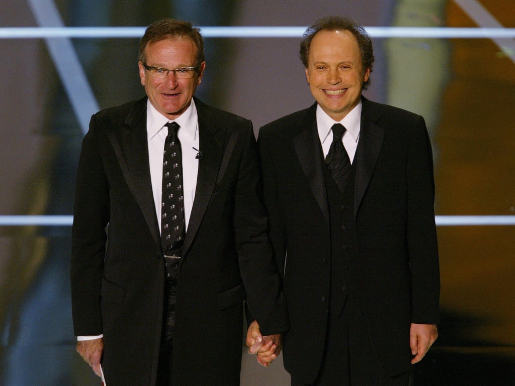 Robin and Billy Crystal hit the stage together to host the Academy Awards in February 2004.