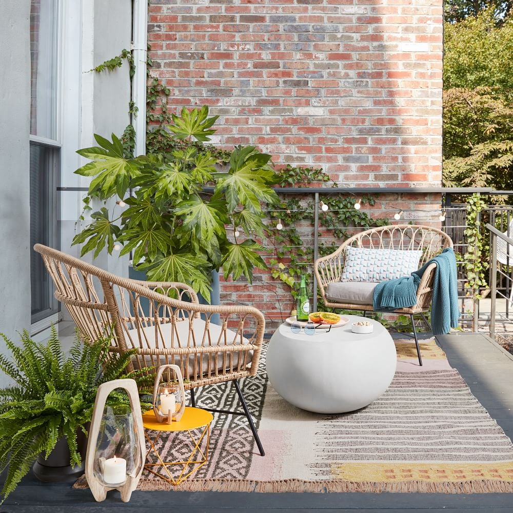 West elm top lounge chair outdoor