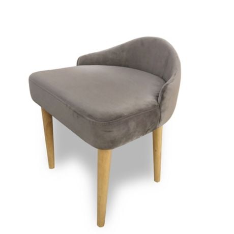 Studio 3B™ Velvet and Wood Stool