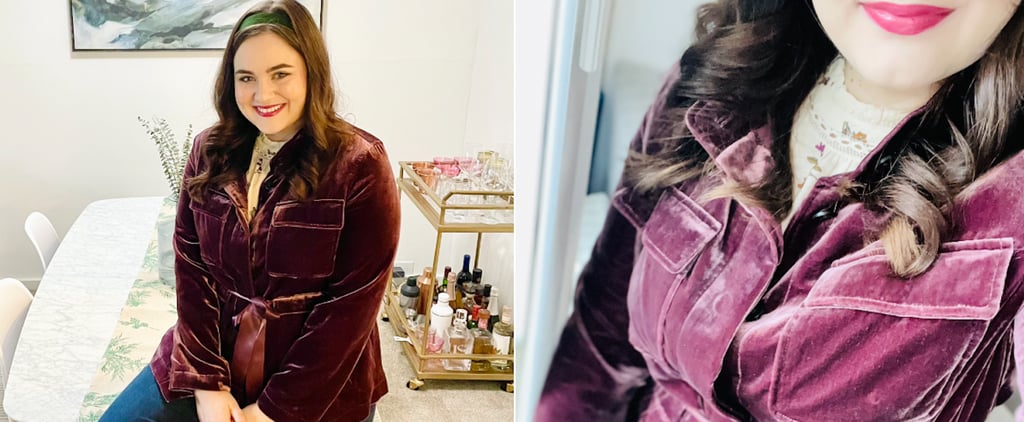 This Velvet Jacket Makes Me Feel Wrapped Up Like a Holiday Gift . . . and It's Half Off!