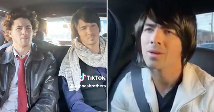 The Jonas Brothers Recreated a Camp Rock Scene on TikTok — Yes, Wigs Included!