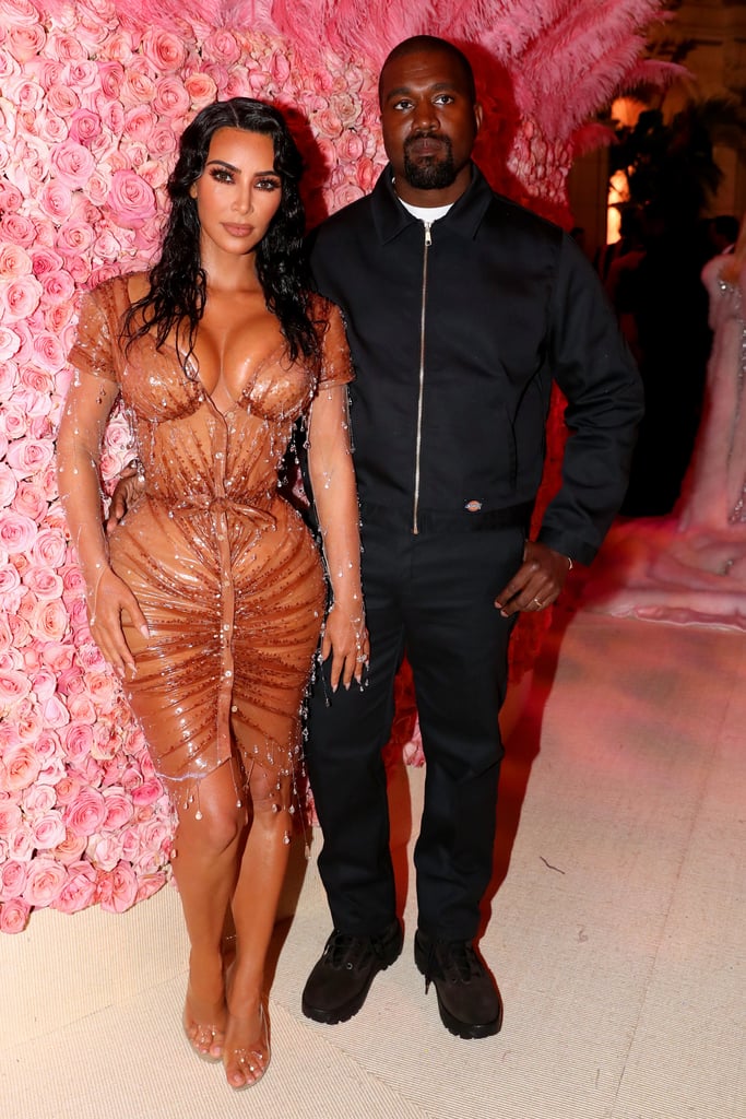 Kim Kardashian and Kanye West at the 2019 Met Gala