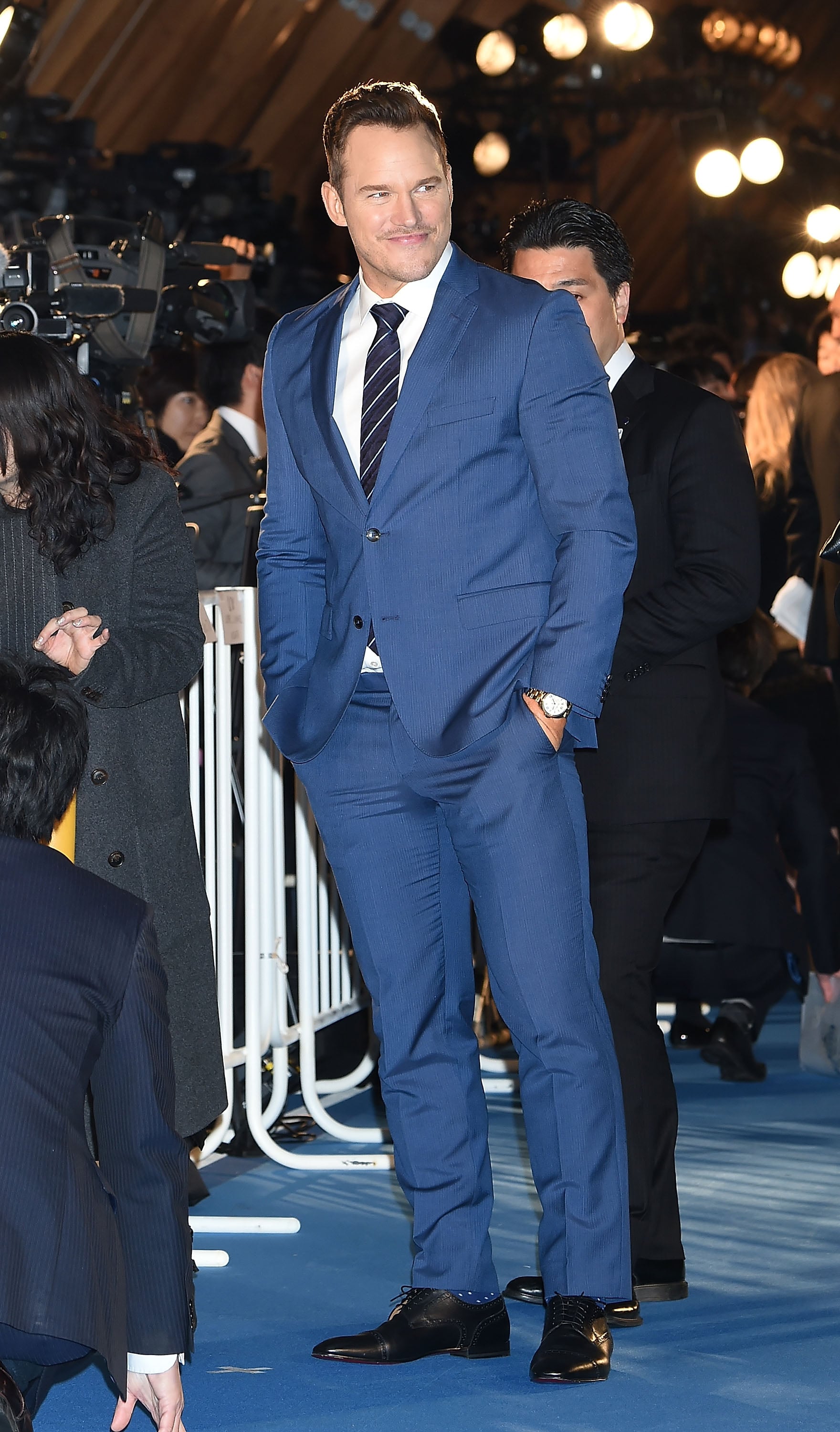 Chris Pratt And Anna Faris Guardians Of The Galaxy Premiere Popsugar Celebrity