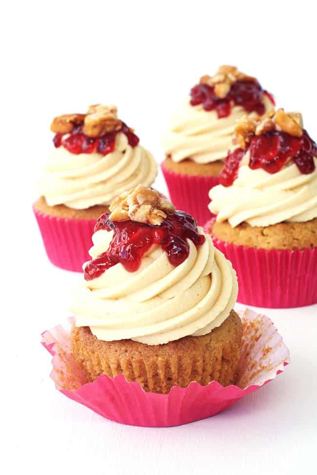 Peanut Butter and Jelly Cupcakes