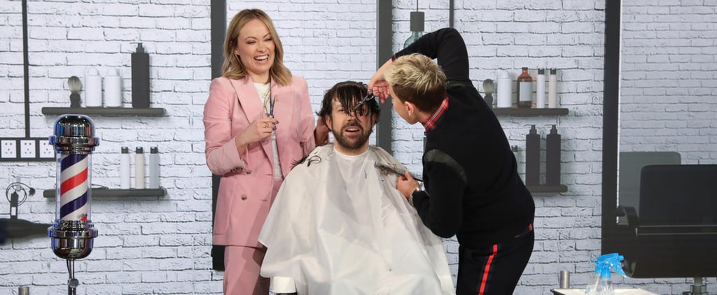 Olivia Wilde Cut Jason Sudeikis's Hair on The Ellen Show