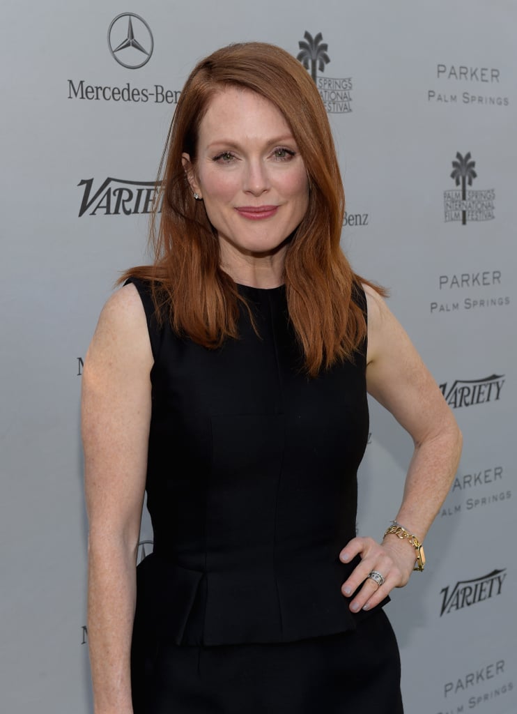 On Sunday, Julianne Moore sported a little black dress at the Palm Springs Film Festival.