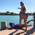 We Watched Iskra Lawrence Try to Prank a Friend, Then We Got Distracted by Her Emerald Bikini