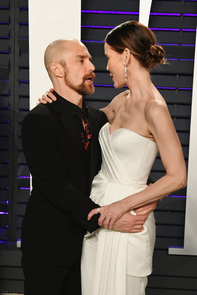 Sam Rockwell and Leslie Bibb Celebrities at 2019 Oscars Afterparties