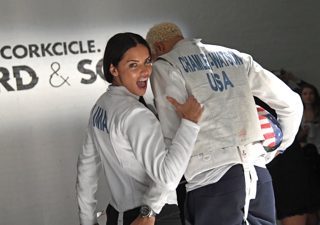 Adriana Lima Fencing Pictures December 2016