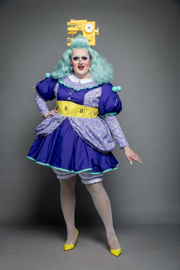 Lawrence Chaney's "Panto Dame" Look