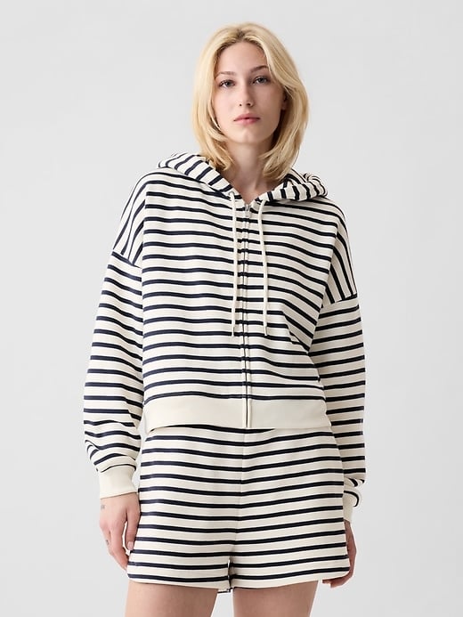 Gap striped hoodie discount