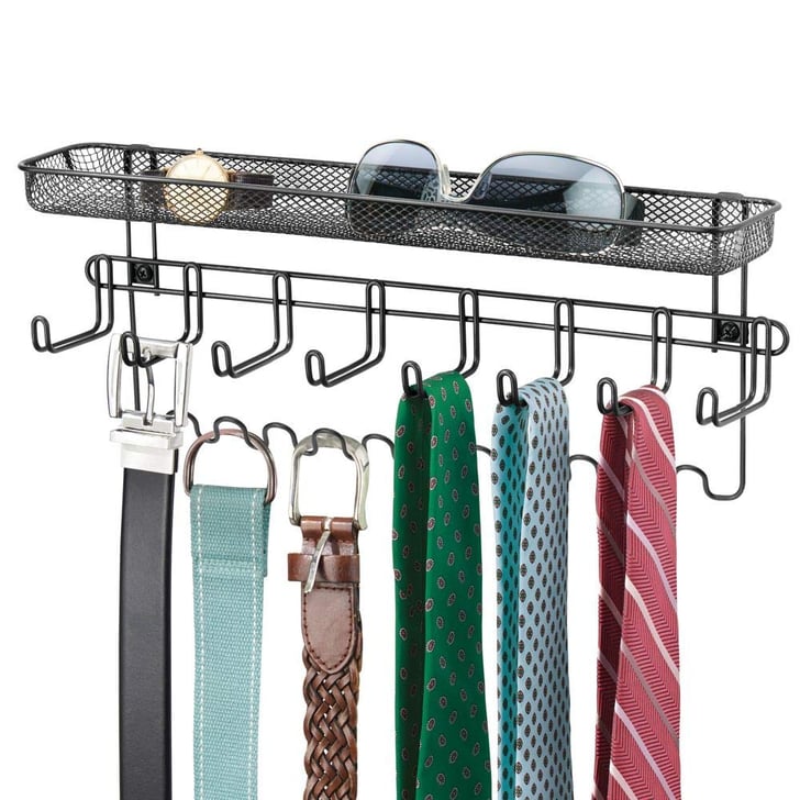 mDesign Closet Wall Mount Accessory Storage Organizer Rack Best Organizing Products Under 100
