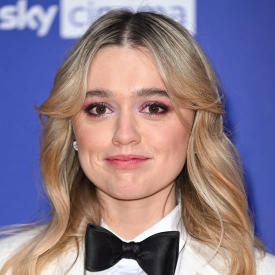 Lily James Burberry Dress at the 2018 BAFTA Awards POPSUGAR Fashion UK