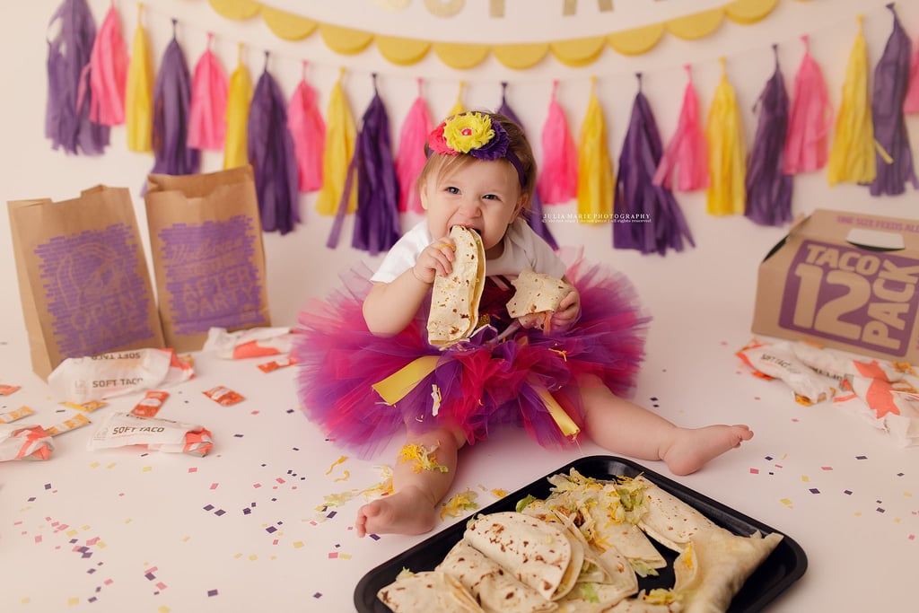 Baby's Taco Bell Cake Smash
