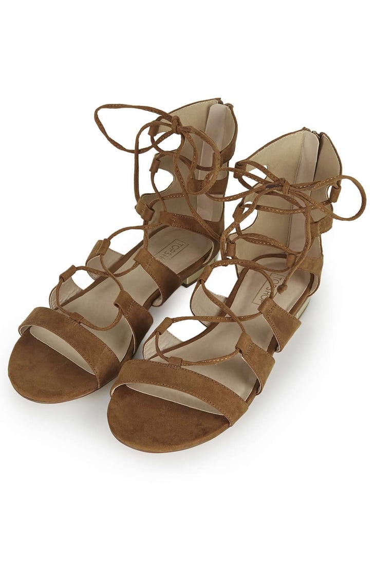topshop black gladiator sandals