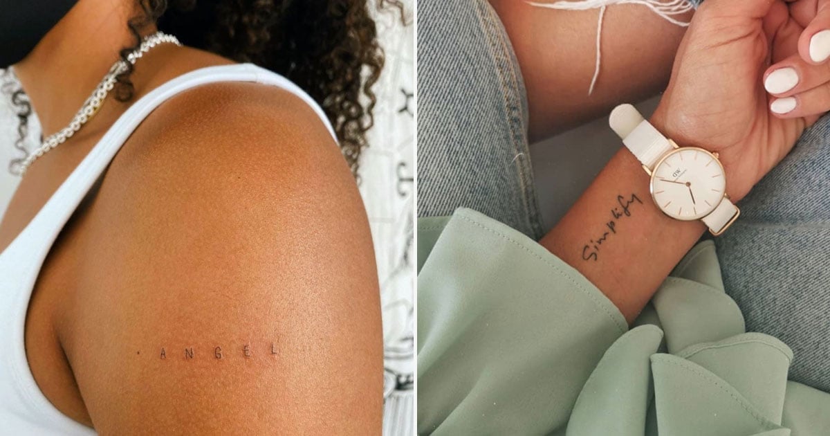 60+ Tattoos That Prove How Powerful a Single Word Can Be