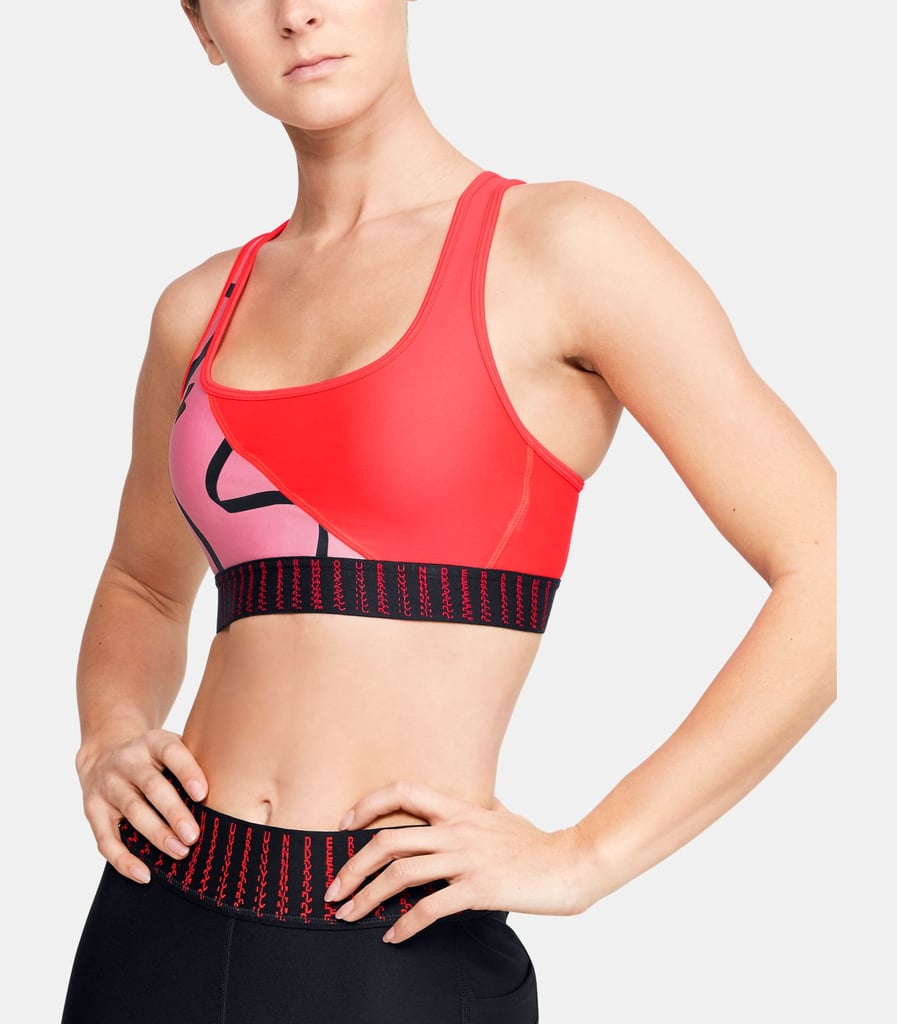 UA Armour Mid Crossback Sports Bra