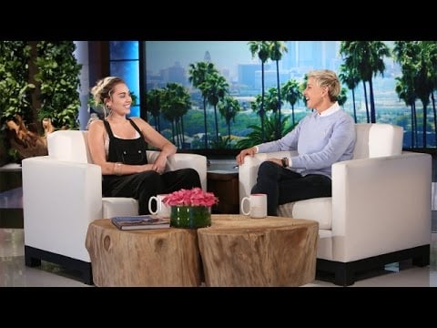 October 2016: Miley Talks About Her Engagement Ring on The Ellen DeGeneres Show