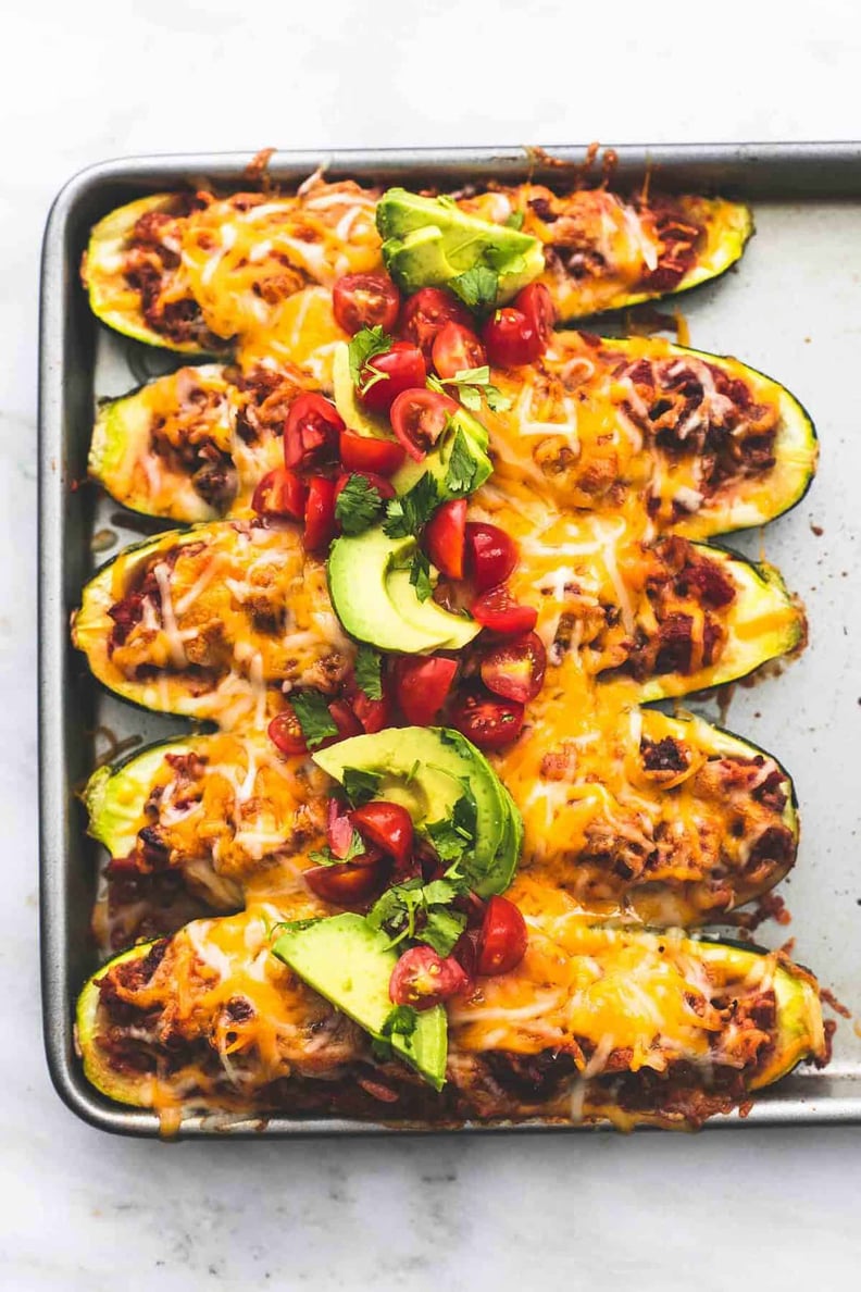 Easy Taco Stuffed Zucchini Boats