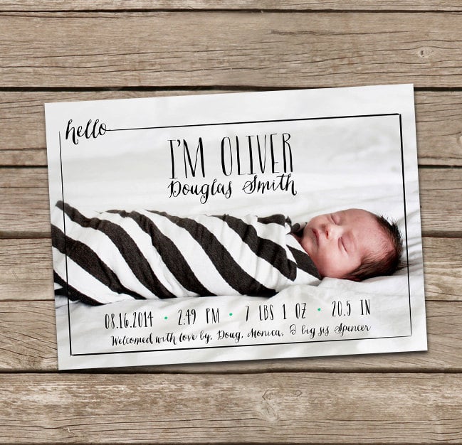 Hello Frame Card ($15)
