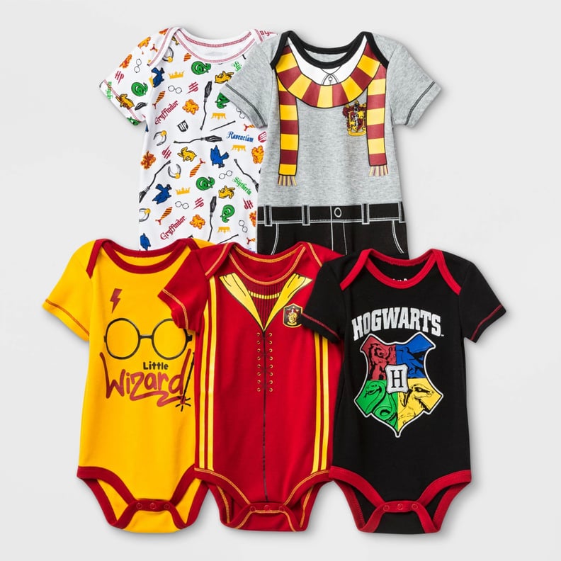 Baby Warner Bros. Harry Potter 5-Pack Bodysuits