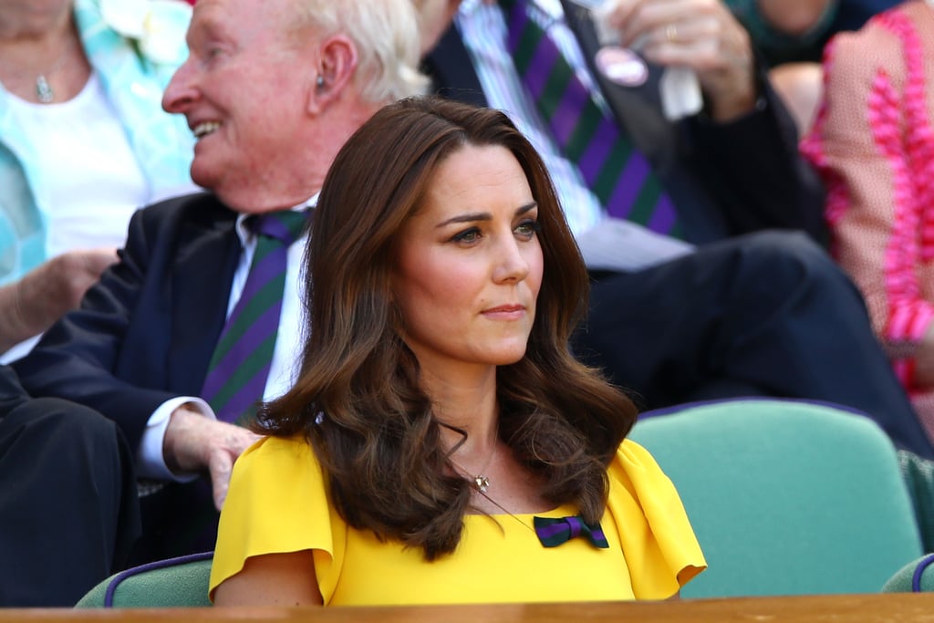 Kate Middleton Yellow Dress Wimbledon 2018